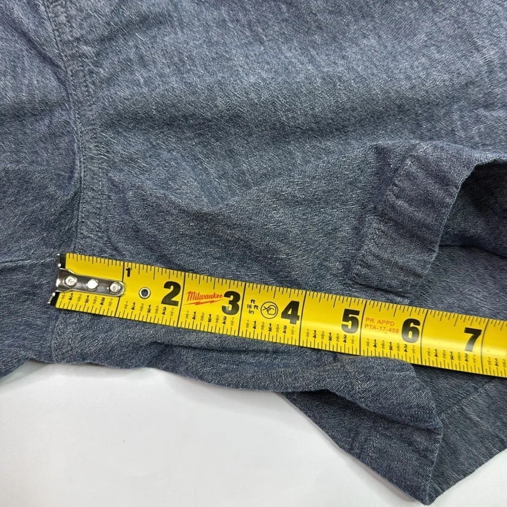 J. Crew Blue Stretch Drawstring Waist Shorts Size Large